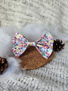 Muszka dla psa kota kokardka do obroży na gumce serduszka kolorowe