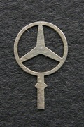 Mercedes-Benz Gwiazda znaczek Emblemat gril Logo 6,9mm 1:12 CMC Bauer