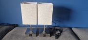 Komplet 2 lamp nocnych | Dotykowe | 3 barwy światła | USB & USB-C