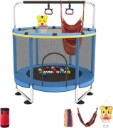 Trampolina dla dzieci, regulowana, 55-calowa trampolina dla małych dzieci