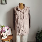 Kamizelka damska River Island kremowa jeansowa S/42