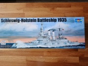 Model Niemieckiego Pancernika Schleswig - Holstein z 1935 r.