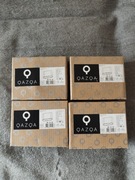 Nowoczesna lampa ścienna zewnętrzna czarna 11,5 cm z LED IP6 zestaw 4 sztuk