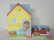 Zestaw domek + auto kabriolet Świnka Peppa figurka samochód