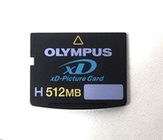 NAJSZYBSZA karta pamięci OLYMPUS xD-Picture Card H 512 MB 