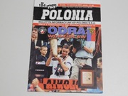 PROGRAM POLONIA WARSZAWA ODRA WODZISŁAW ŚL. 2001.06.13