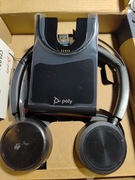 Słuchawki bezprzewodowe Poly Voyager Focus2 HS ze stacją ładującą