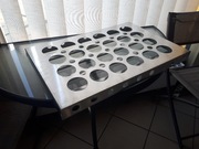 Blacha do muffinek 60x40x4,5 aluminium 