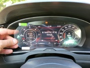 Folia na ekran i zegary passat b8 virtual cockpit i discover media