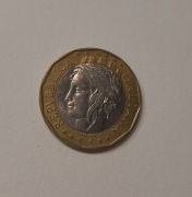 MONETA_Italia_1000 LIRE, 1998