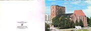 Kołobrzeg Kolegiata, pocztówka-karnet z okresu PRL 