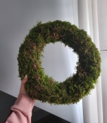 Wianek mech z mchu naturalny 35cm dekoracyjny