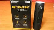 XOSS XL-1200 lampka,światło do roweru przód,3200 mAh,usb C,nowa 6 trybów
