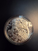 Rusałka bestie słowiańskie 2oz. Certyfikat. 2 uncje Ag