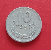 Moneta 10 groszy 1967 r. Al. 