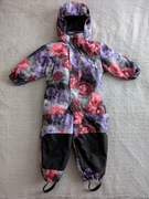 Kombinezon zimowy narciarski z odpinanym kapturem w kwiaty kwiatki VRS 98