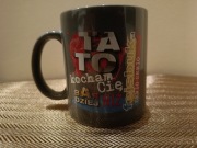 Kubek „Tato kocham Cię bardziej niż Fejsbuka – serio serio” – szary NOWY