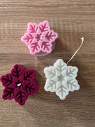 Świece sojowe płatki śniegu 3szt