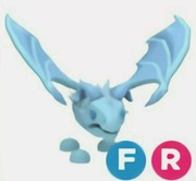 FR Frost Dragon "Adopt me" roblox 