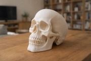 Czaszka Czaszka Ludzka Model Anatomiczny Figurka Ozdoba Loft Gothic Premium