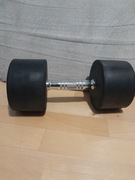 20 kg Hantla Stała Gumowana Gorilla Sports