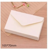 Mini papierowe koperty, rozmiar 10,5cm x 7cm, 20 sztuk