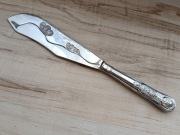 POSREBRZANY NÓŻ DO CIASTA TORTU SZWECJA 25cm