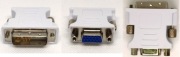 Adapter Przejściówka DVI to VGA (D-sub)