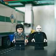 Lego Minifigurki - Harry Potter Voldemort z pelery