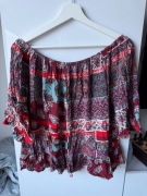 Papaya bluzka hiszpanka  3/4 rękaw odkryte ramiona rozmiar M 