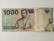 Sprzedam banknot Indonezja 1000 rupii 2011r. stan dobry