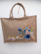 Torebka torba eco torba haft boho kwiaty