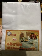 Nowy obrus plamoodporny biały 155x220cm