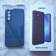 Nowy, zaplombowany Samsung Galaxy A36 SM-A366 6/128GB Czarny + Etui gratis