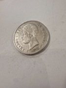 Moneta Srebro AMADEO I REY DE ESPANA -5 PESETAS - 1871 - Hiszpania