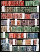 DR, znaczki kasowane, LUZAKI, odmiany, stemple, 6 str. z klasera formatu A4