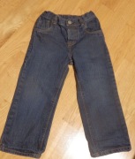 Spodnie jeans jeansowe TU 98-104cm 3-4 lata granat