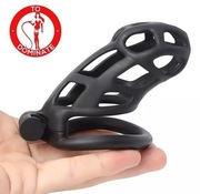 Pas Cnoty Klatka na penisa Czarna BDSM Femdom