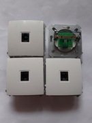 Gniazdo telefoniczne Simon Basic  - białe