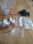 przekaźniki, dioda led 10w, driver , rezystor 2,2 ohm, 10 ohm
