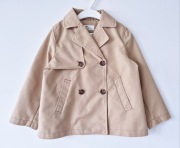 Nowa beżowa przejściowa kurtka trencz H&M 110/116