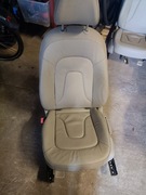 Fotele przód a4 B8 jasna skora 