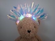 Opaska na głowę LED korona / karnawał / impreza 