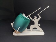 Pojemnik Na Patyczki Do Uszu "Karateka"