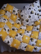 Narzuta dziecięca typu puff 