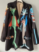 Kolorowy żakiet wzory rysunki obrazki wiosna hit