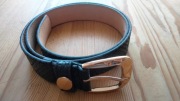 Pasek damski czarny długości 97 cm szerokość 3,3 cm