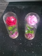 Mini kopułki z róża na prezent dzień kobiet 