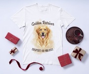 Koszulka Golden Retriever prezent pies śmieszny 
