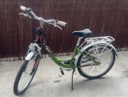 Rower dziewczęcy biało-zielony 24’ FOLTA